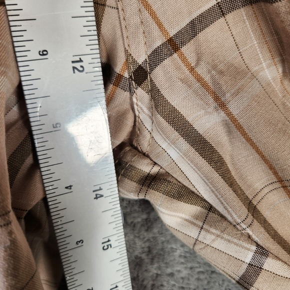 Swiss Cross Men's Casual Shorts 40X12‎ w/ Belt Plaid Beige Pack-39 NWT - Picture 3 of 16